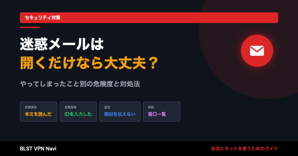 迷惑メールは開くだけなら大丈夫？開いてしまった時の危険度と対処法【iPhone・Android】