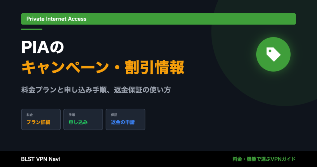 Private Internet Accessのキャンペーン・割引情報|最安で契約する方法