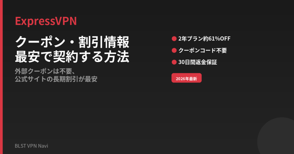 ExpressVPN クーポン