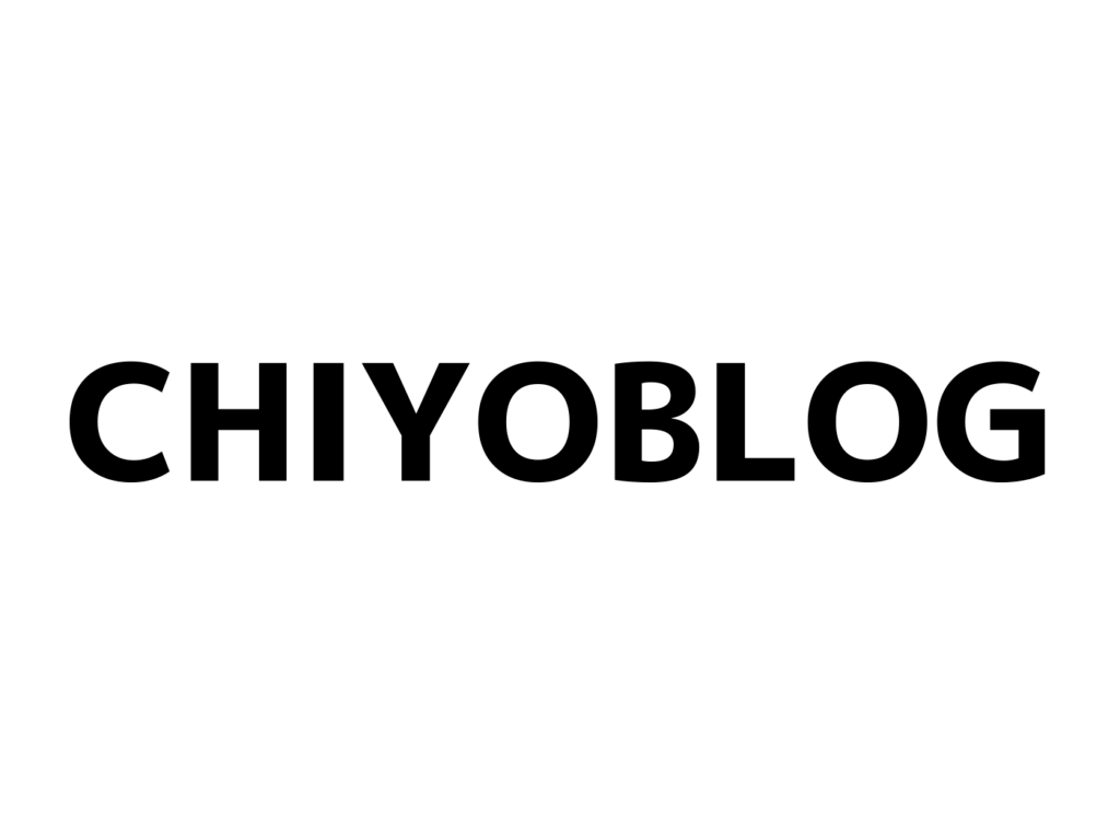 CHIYOBLOG